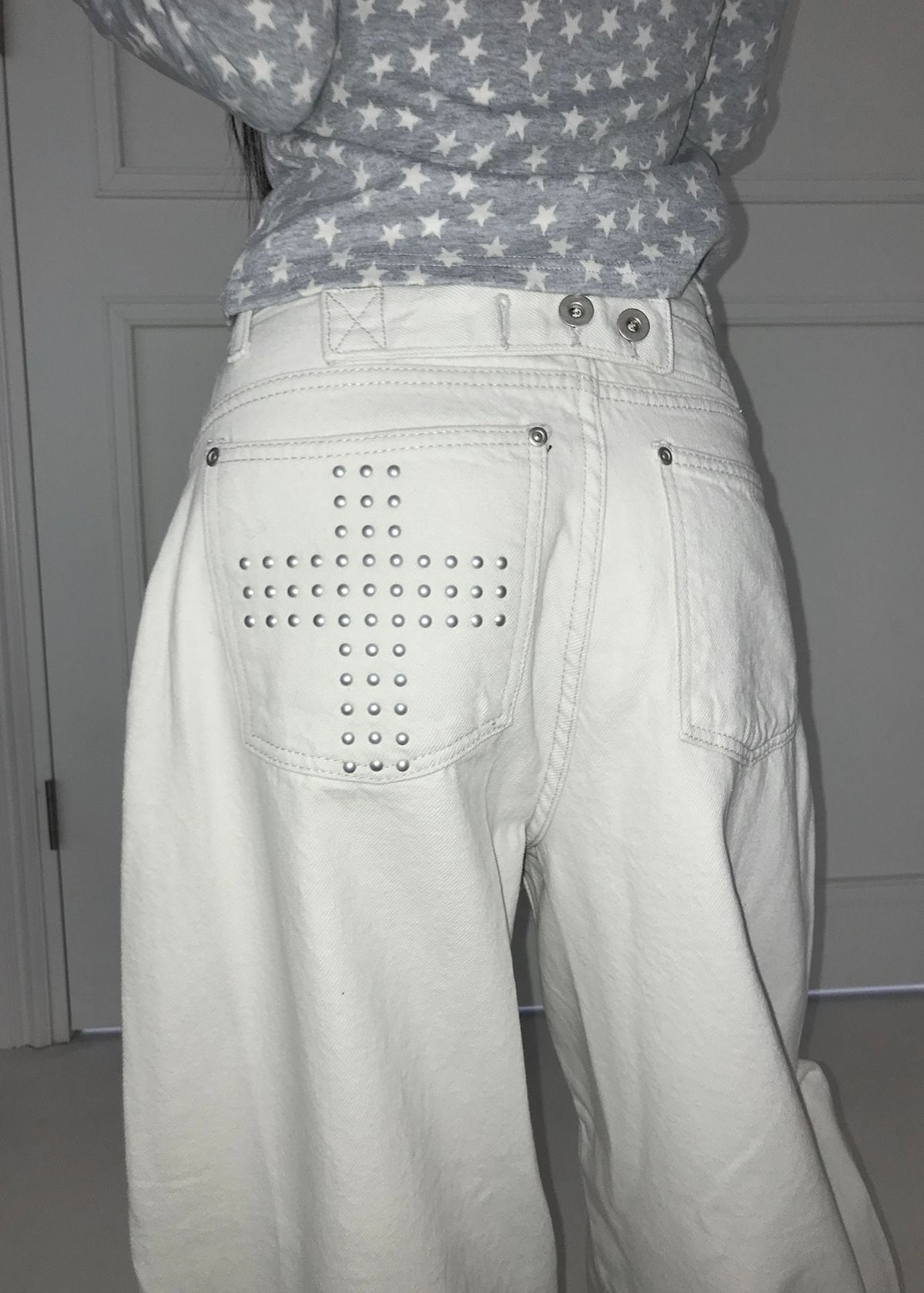 Cross Studs Jeans