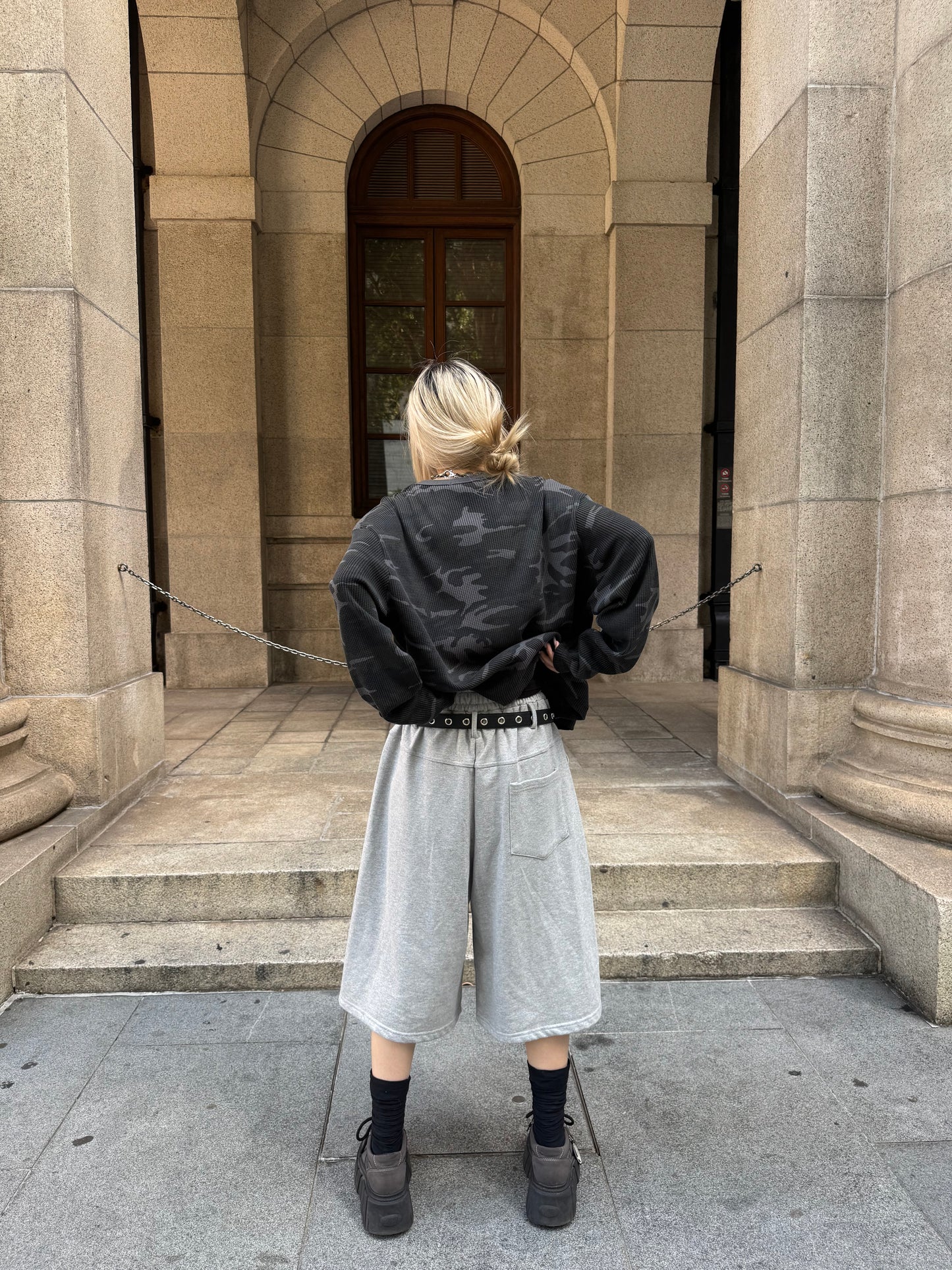 SS26 Cotton Jorts with belt