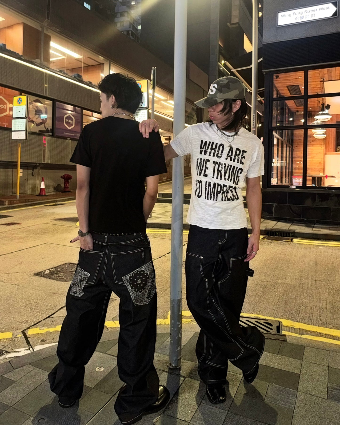 SS26  Slogan Slim Fit Tee