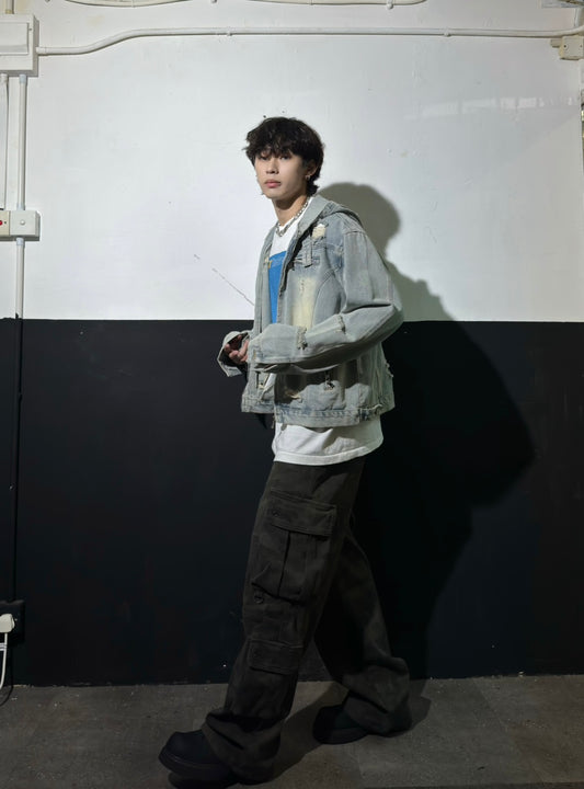 Rock denim jacket