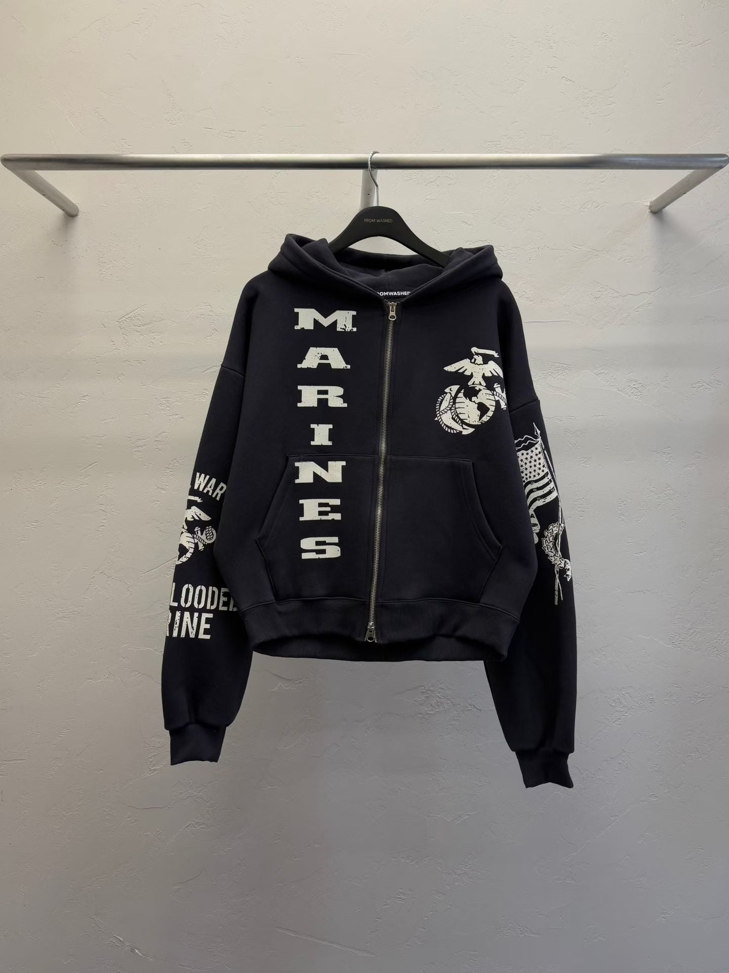 SS 26 Marine Zip Hoodie (no fleece)