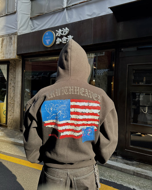 AF Flag  Zip Hoodie