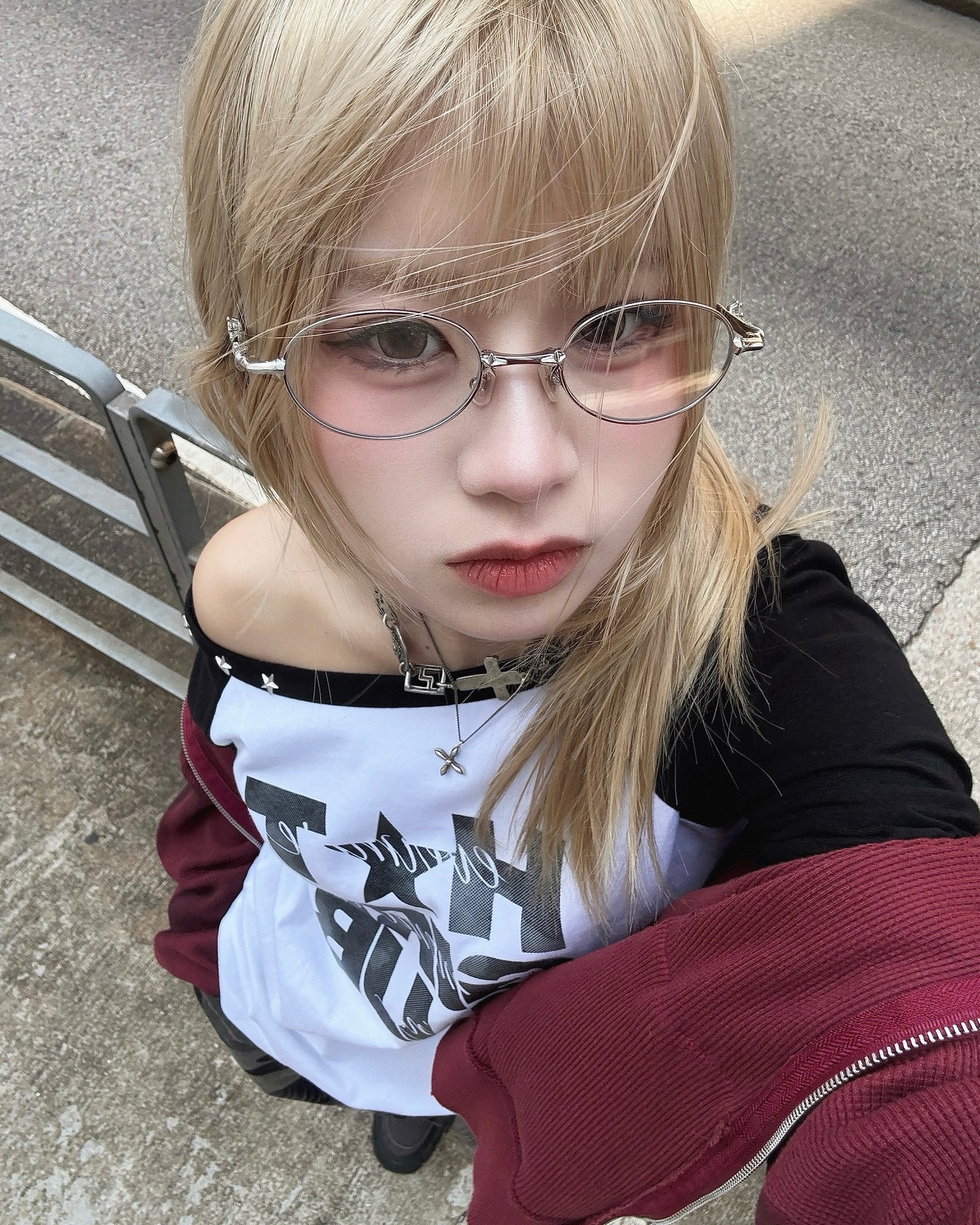 SS26 H.G.C off shoulder long sleeve