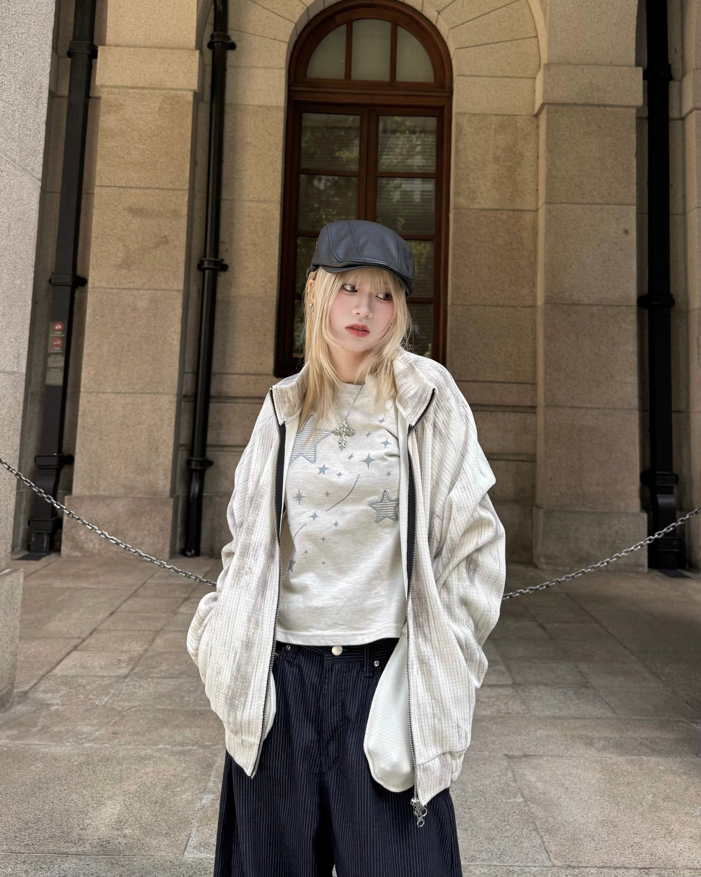 SS26 Star embroidery tee