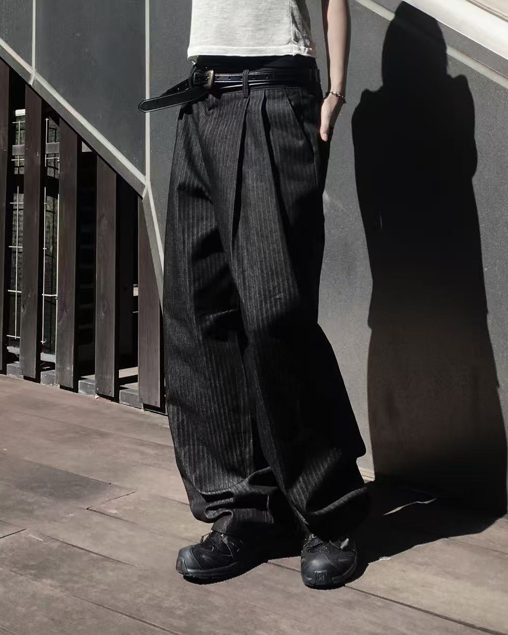 FW 26 Herringbone Denim Pants