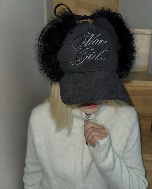 Wave Faux Fur Cap