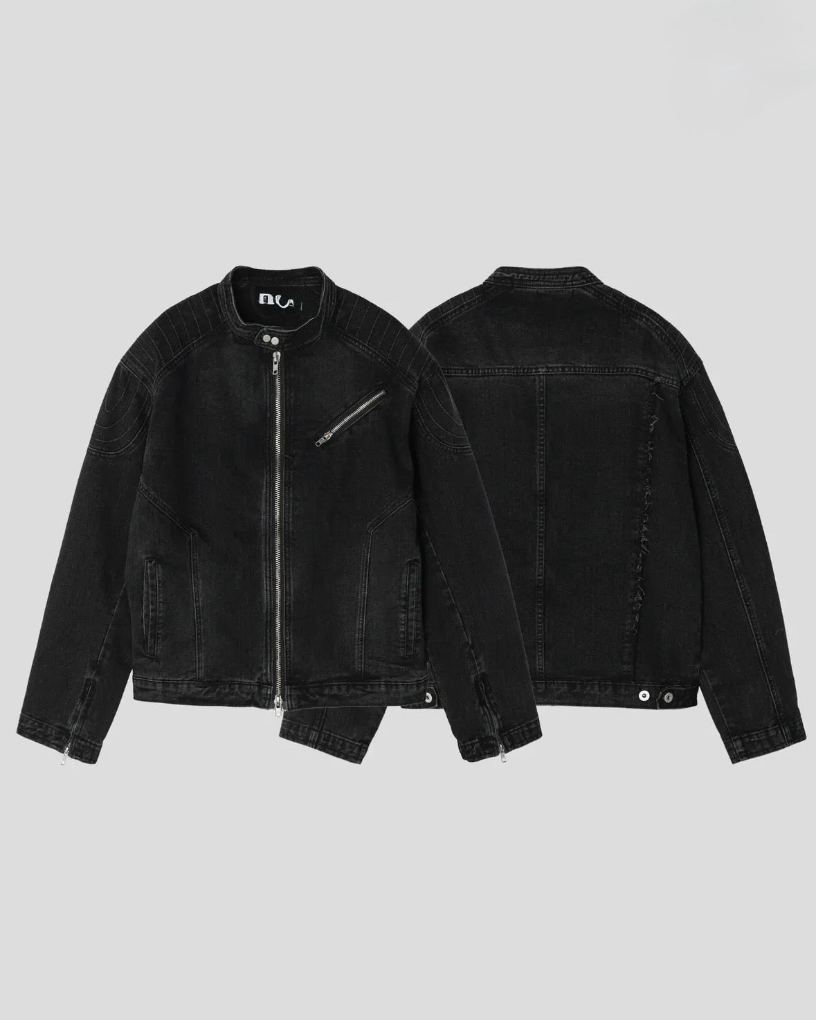 SS26 Biker Denim Jacket