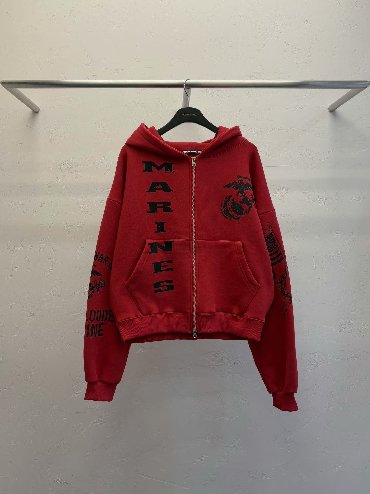 SS 26 Marine Zip Hoodie (no fleece)