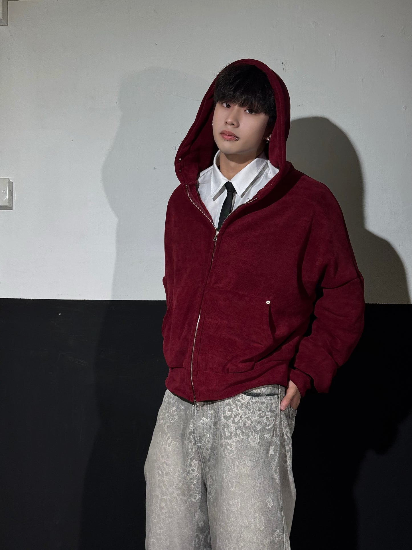 Corduroy Zip Hoodie