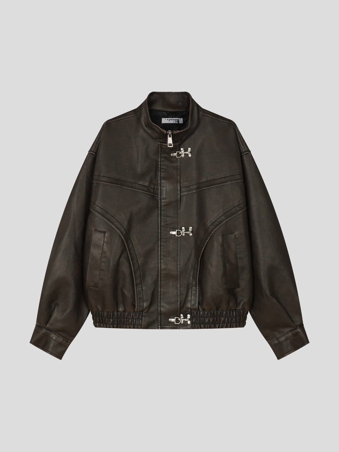 SS26 Fireman Hook leather Jacket 2