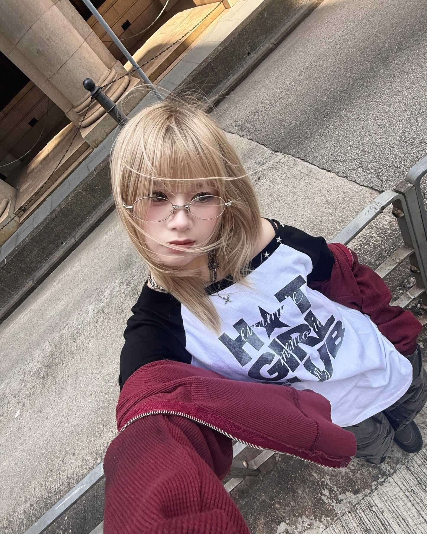 SS26 H.G.C off shoulder long sleeve