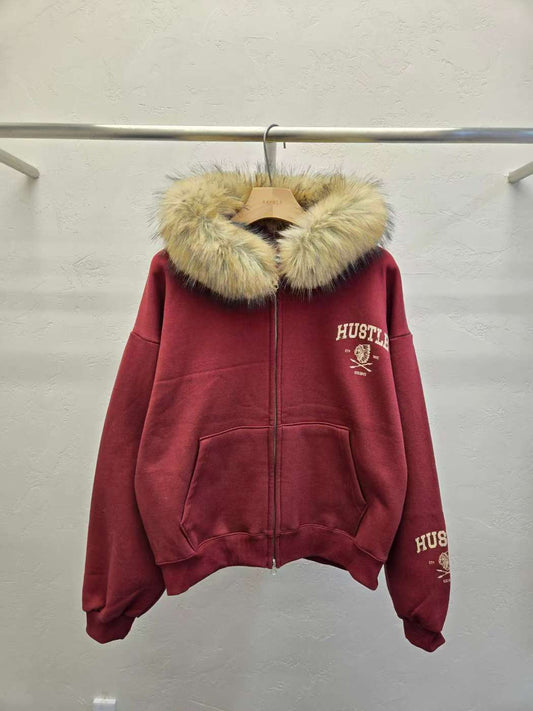 Fur Hustle Zip Jacket