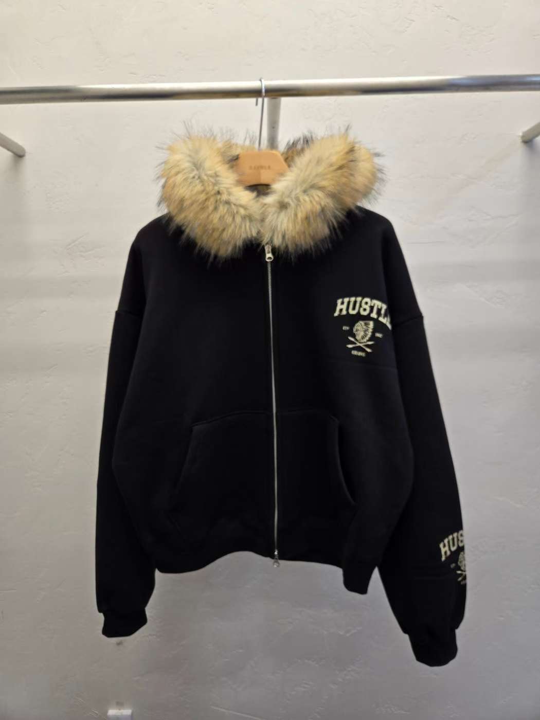 Fur Hustle Zip Jacket