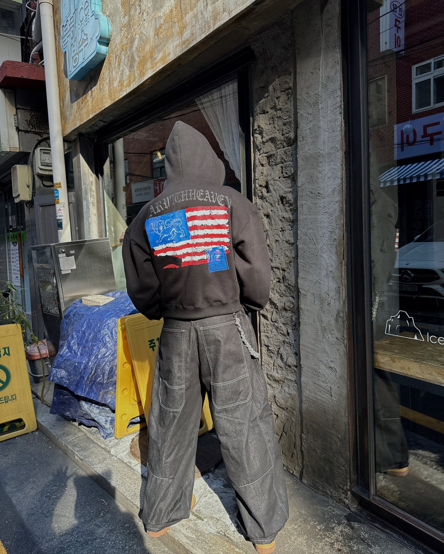 AF Flag  Zip Hoodie