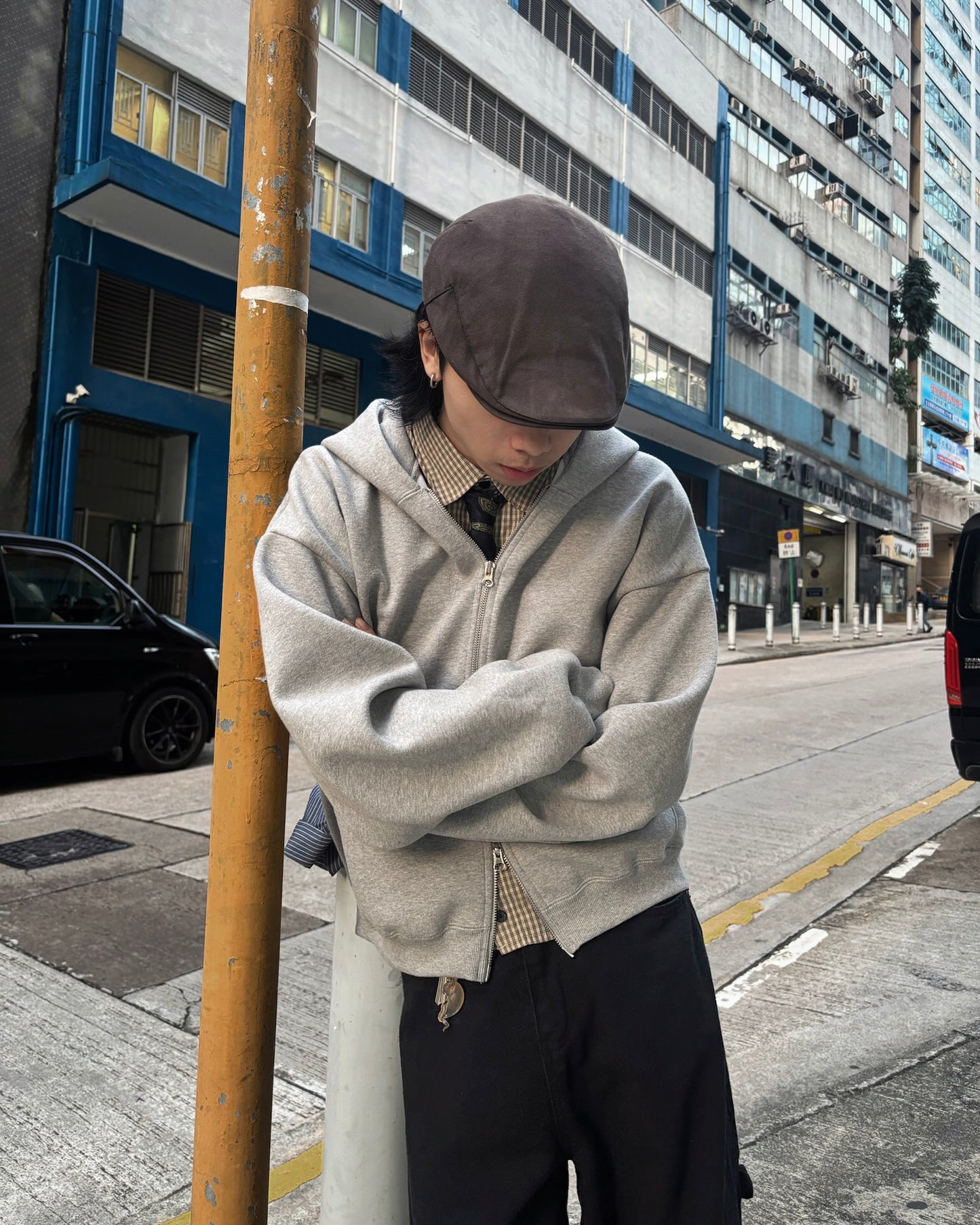 Boxy Daily zip hoodie