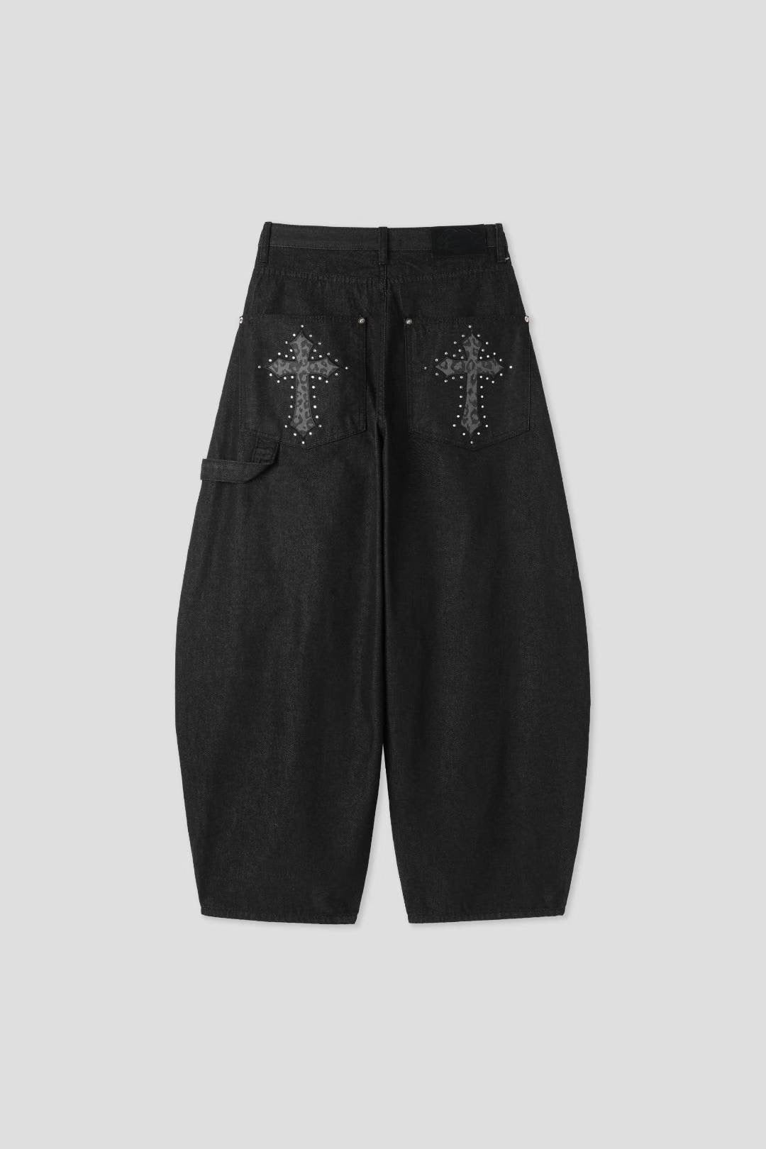 Cross Patch studs Jeans