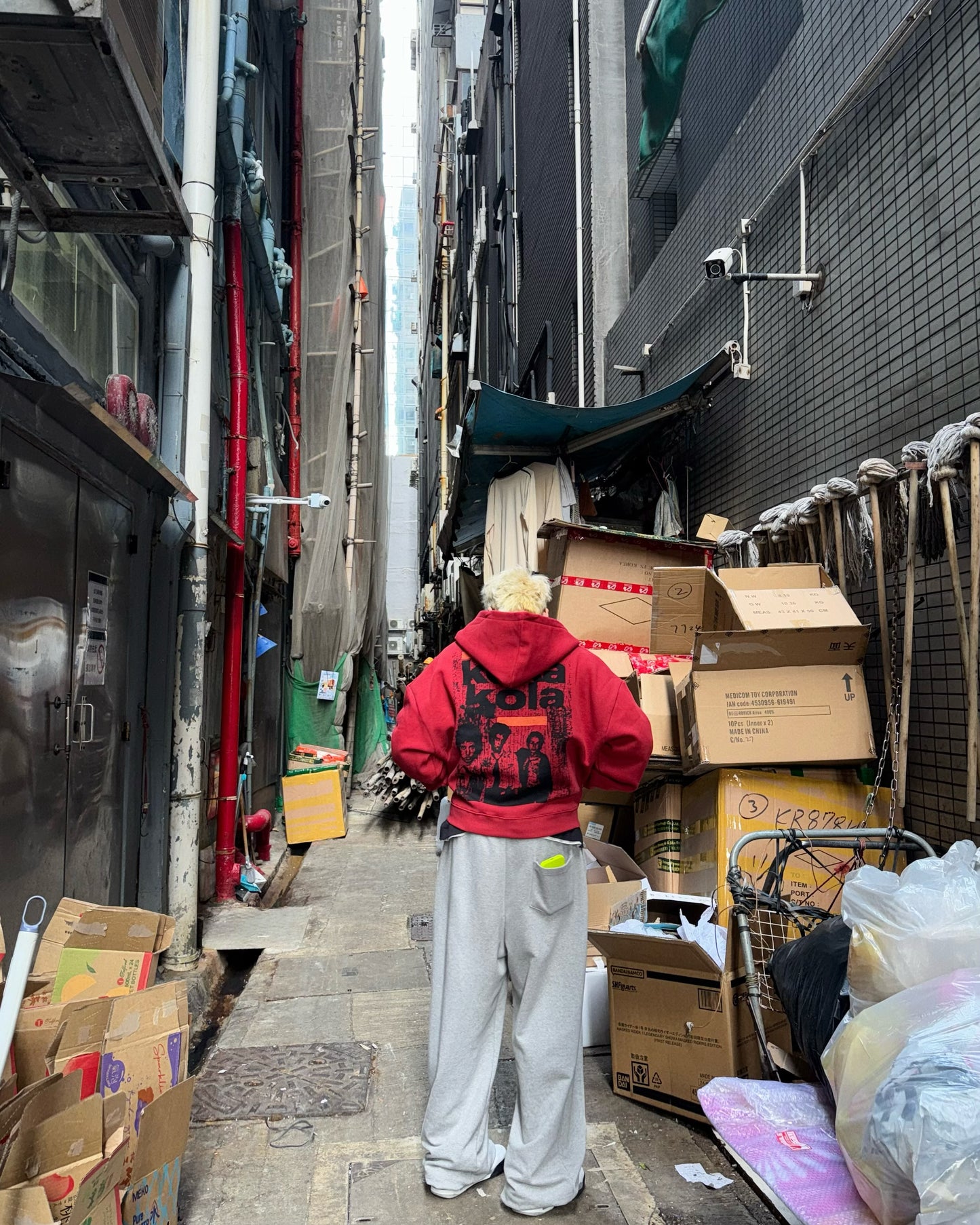 SS26 London Calling Crop Zip Hoodie (no fleece)