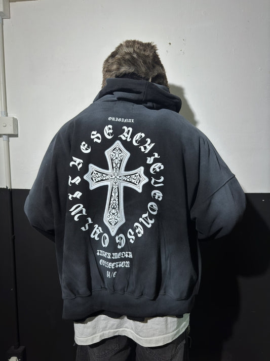 Cross Washed Zip Jacket