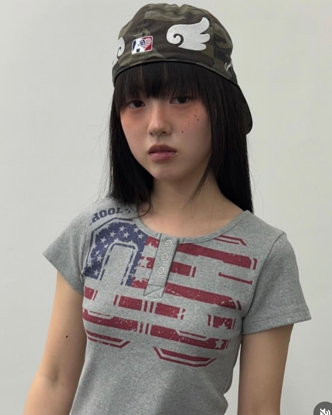 aeae AE SYMBOL ANGEL WING CAP