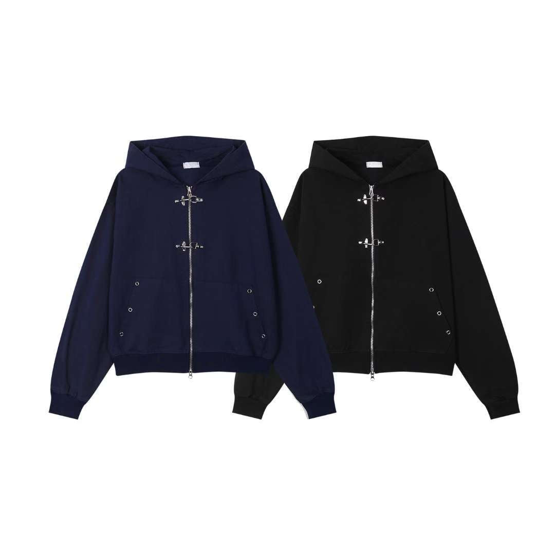 SS26 fireman hook worker zip up