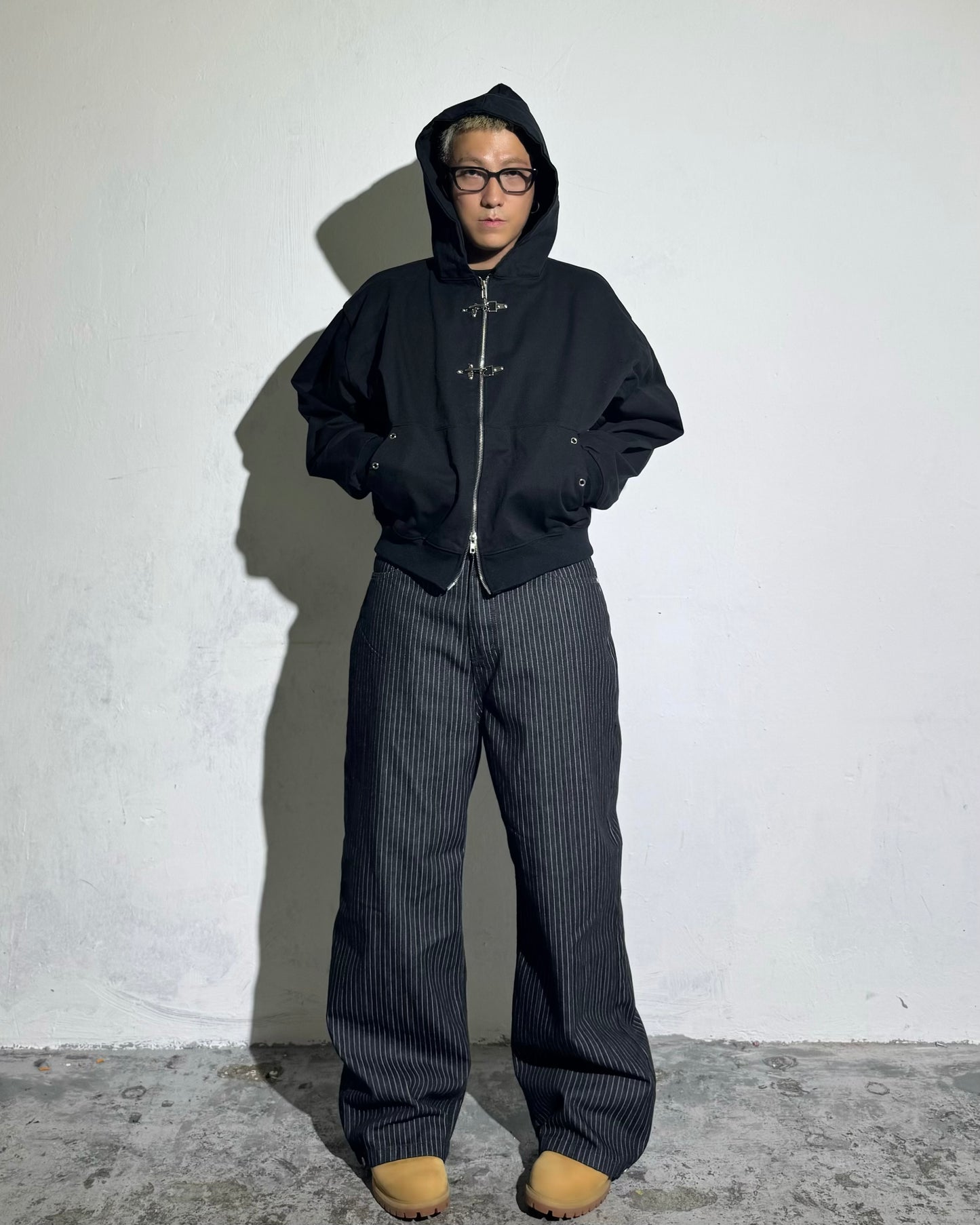 SS26 fireman hook worker zip up