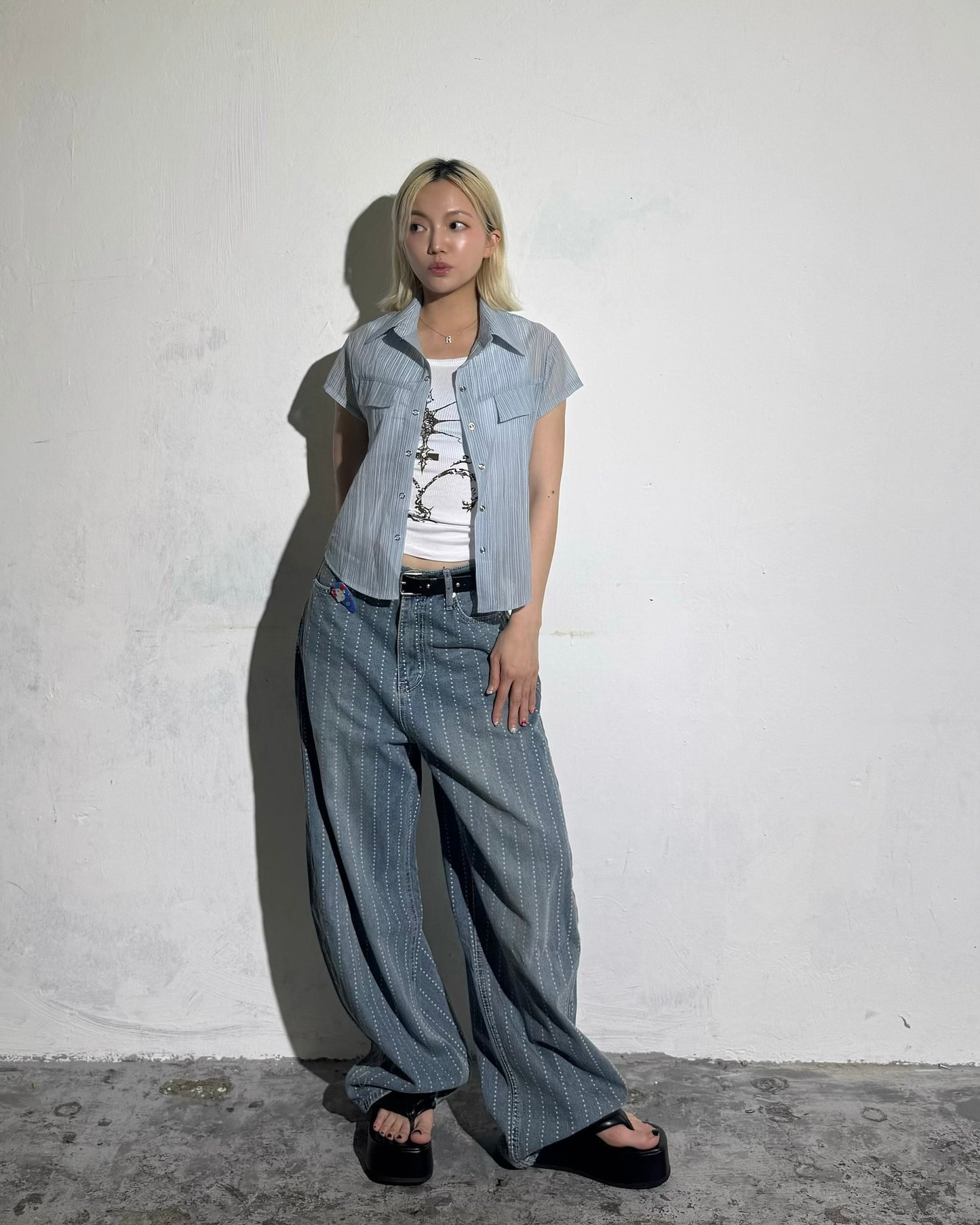 SS26 Retro Urban Striped shirt