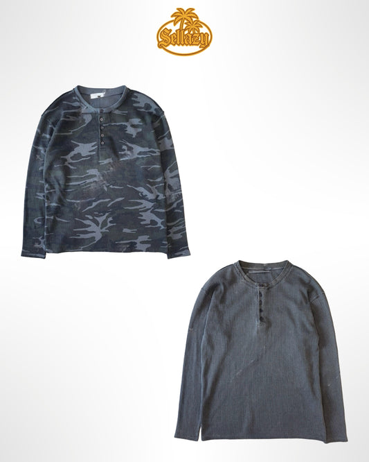 Waffle Pattern Long sleeve
