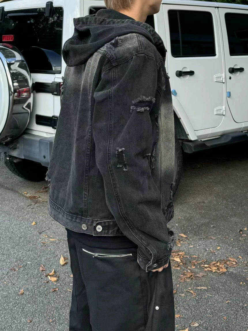 Rock denim jacket