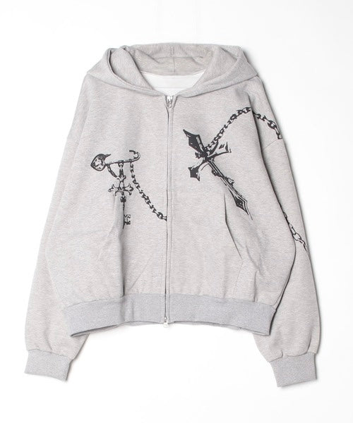 Love Chain Zip Hoodie