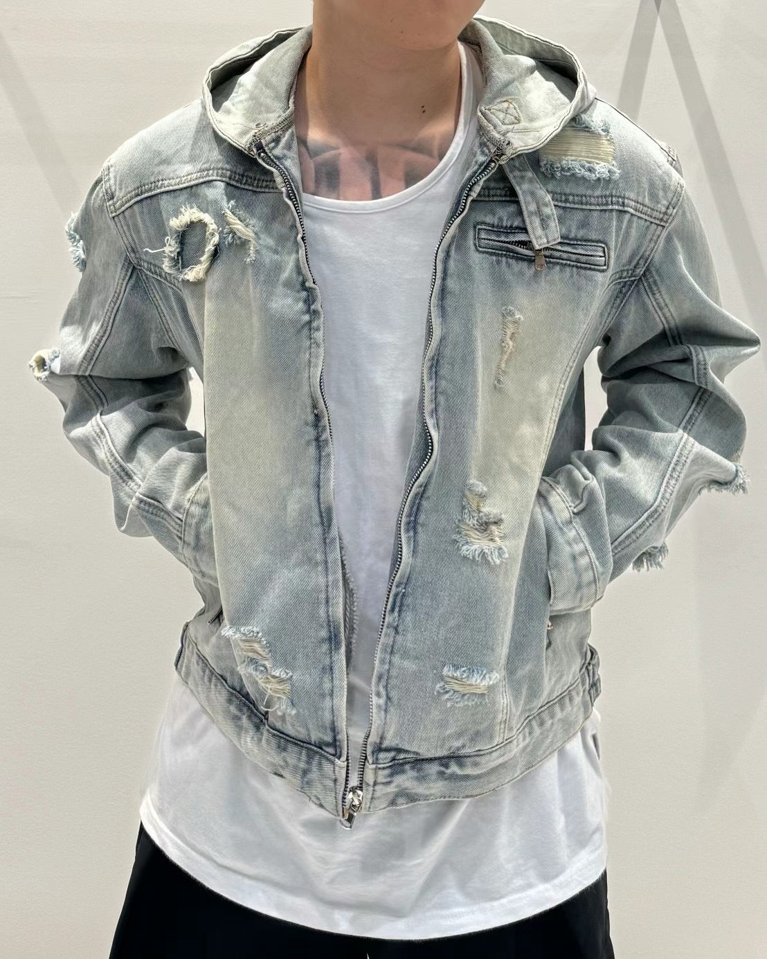 Rock denim jacket