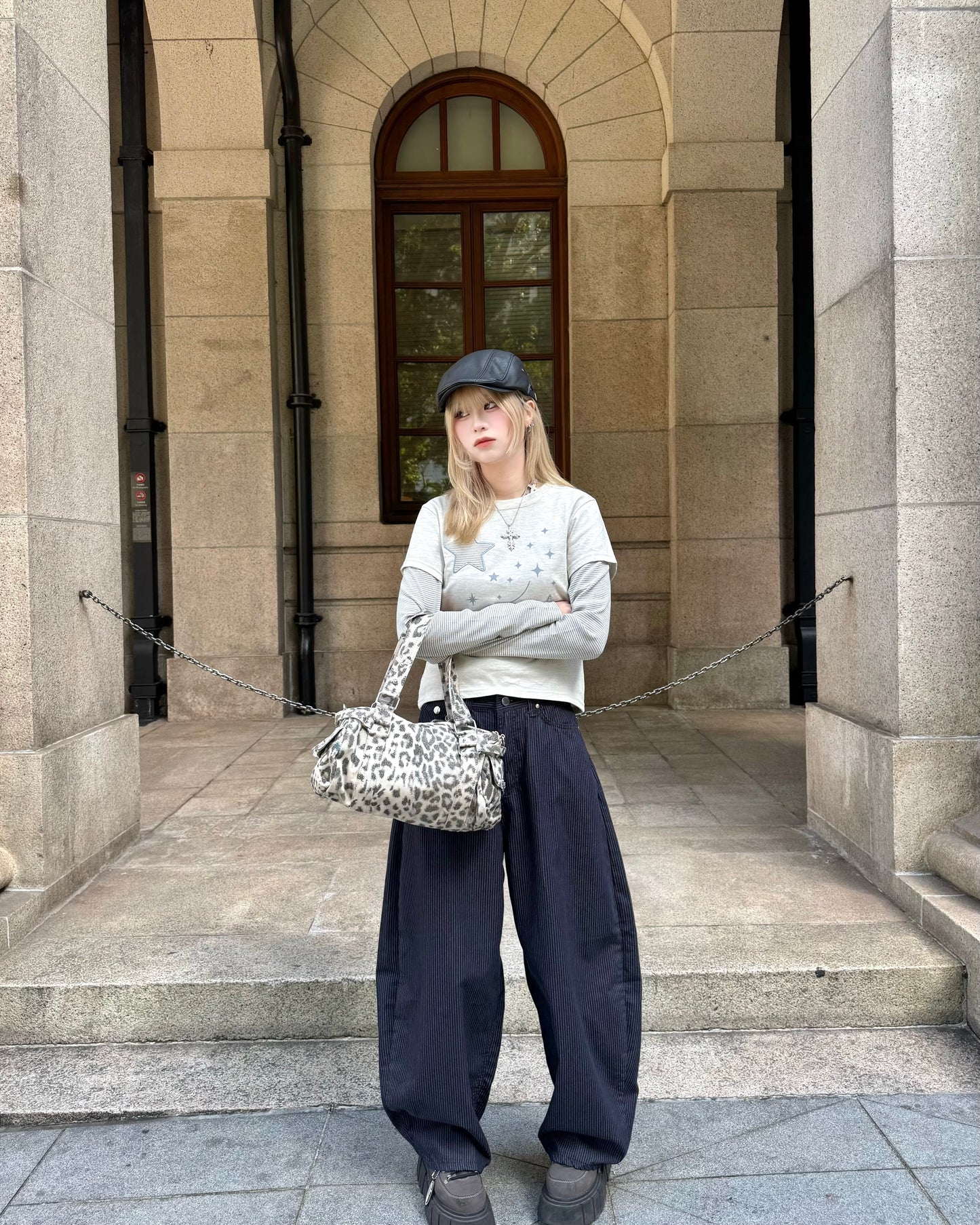 SS26 Star embroidery tee