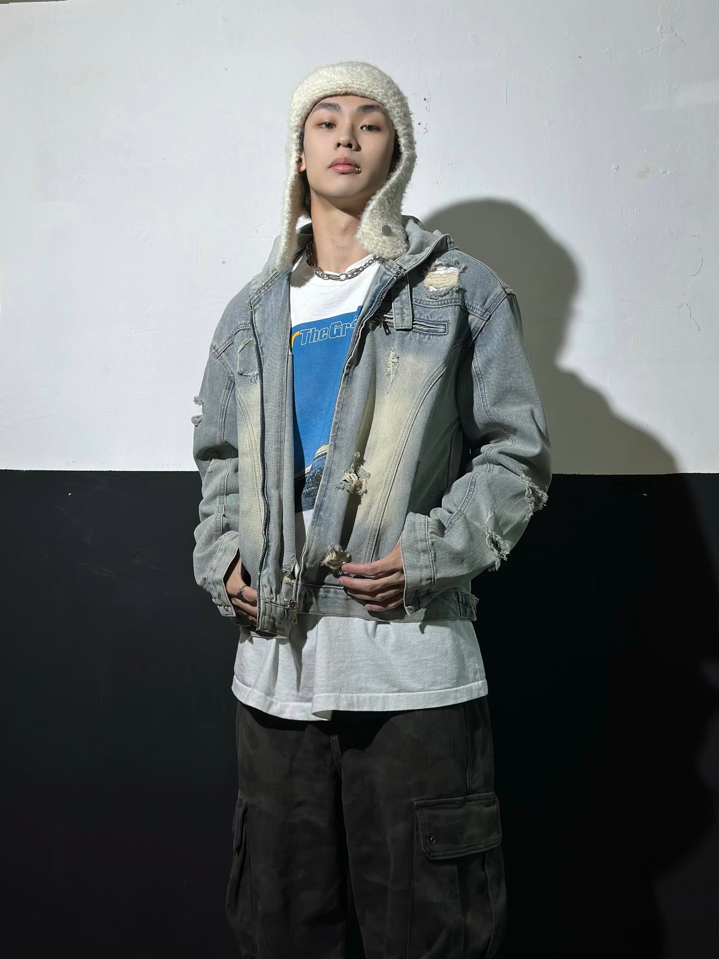 Rock denim jacket
