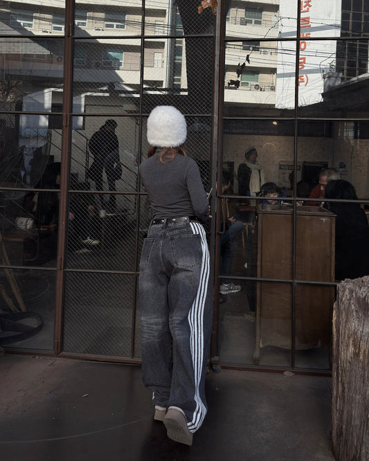 5 strip Baggy Jeans