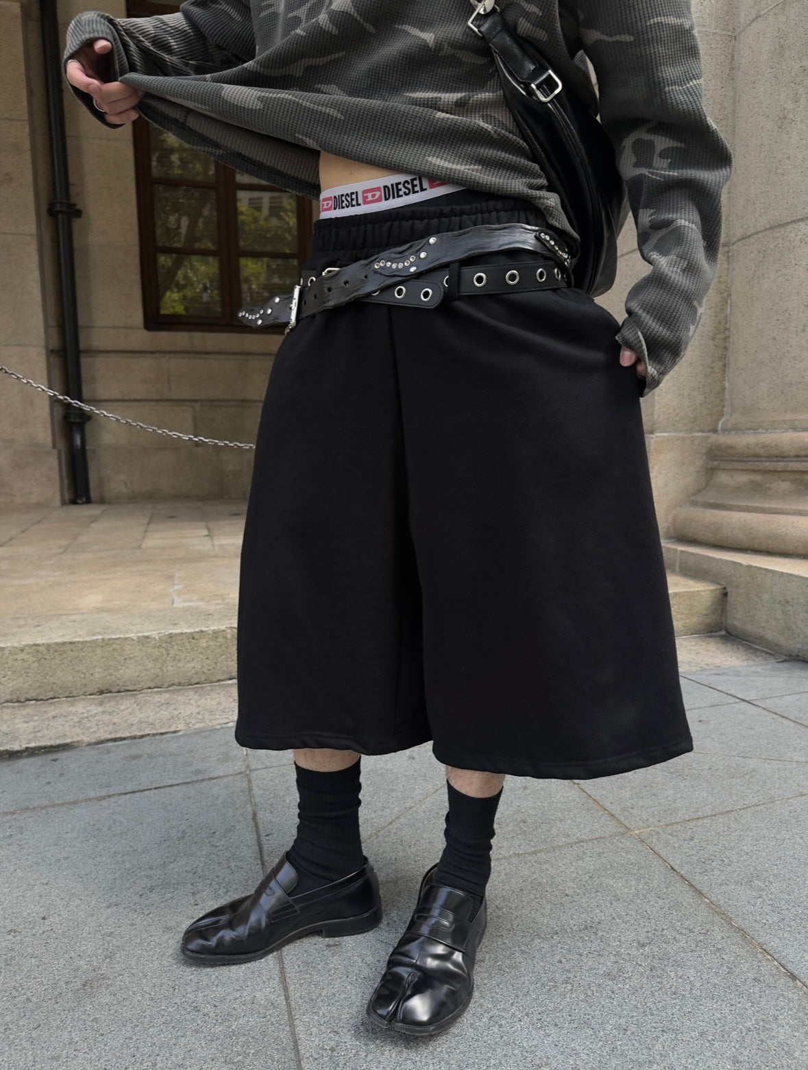 SS26 Cotton Jorts with belt