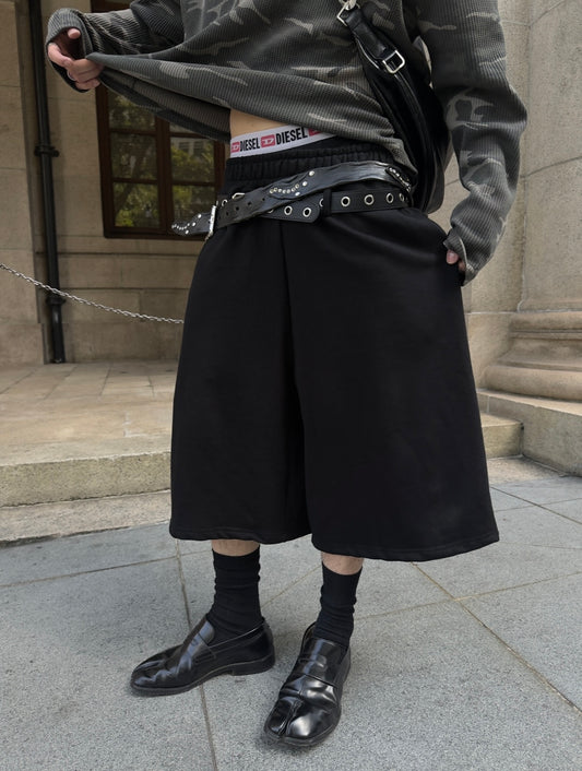 SS26 Cotton Jorts with belt