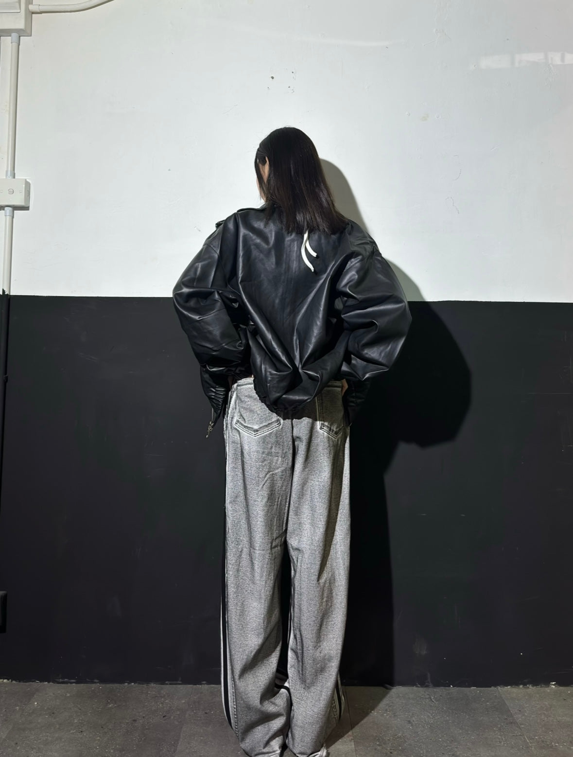 Leather Jacket F01