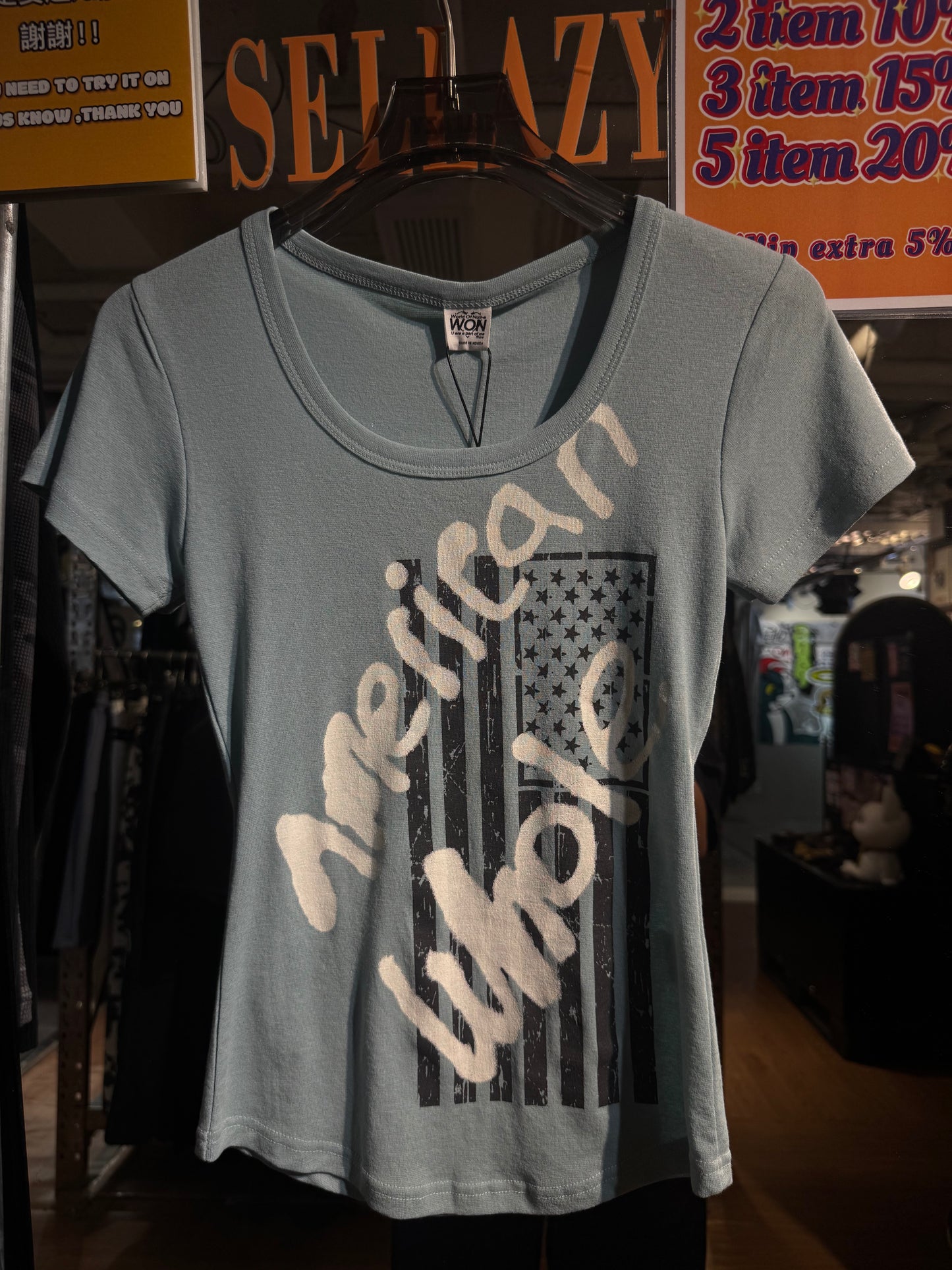 America Flag Top