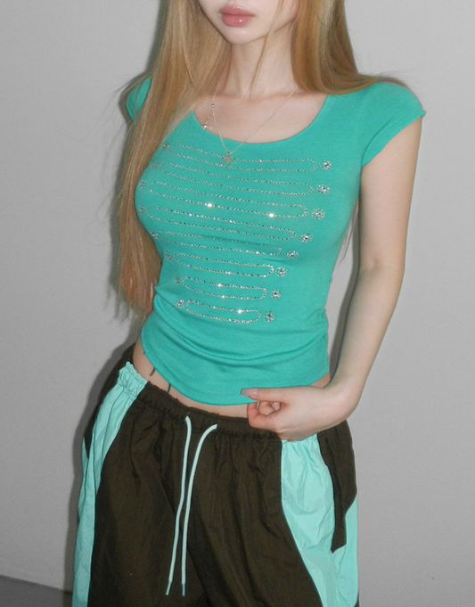 Rhinestone Top
