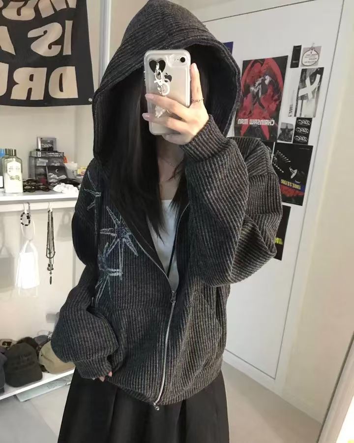FW 26 Shine Ribbed Zip Up