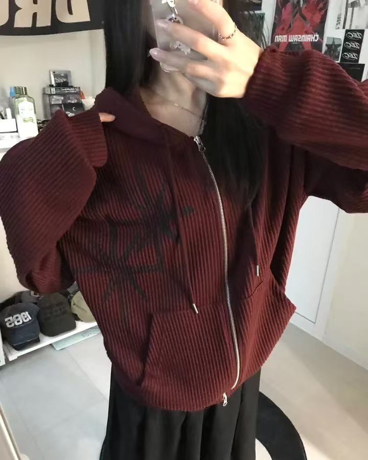 FW 26 Shine Ribbed Zip Up