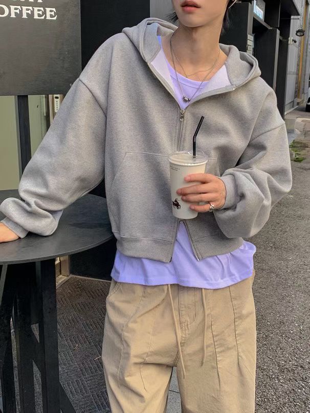 Boxy Daily zip hoodie