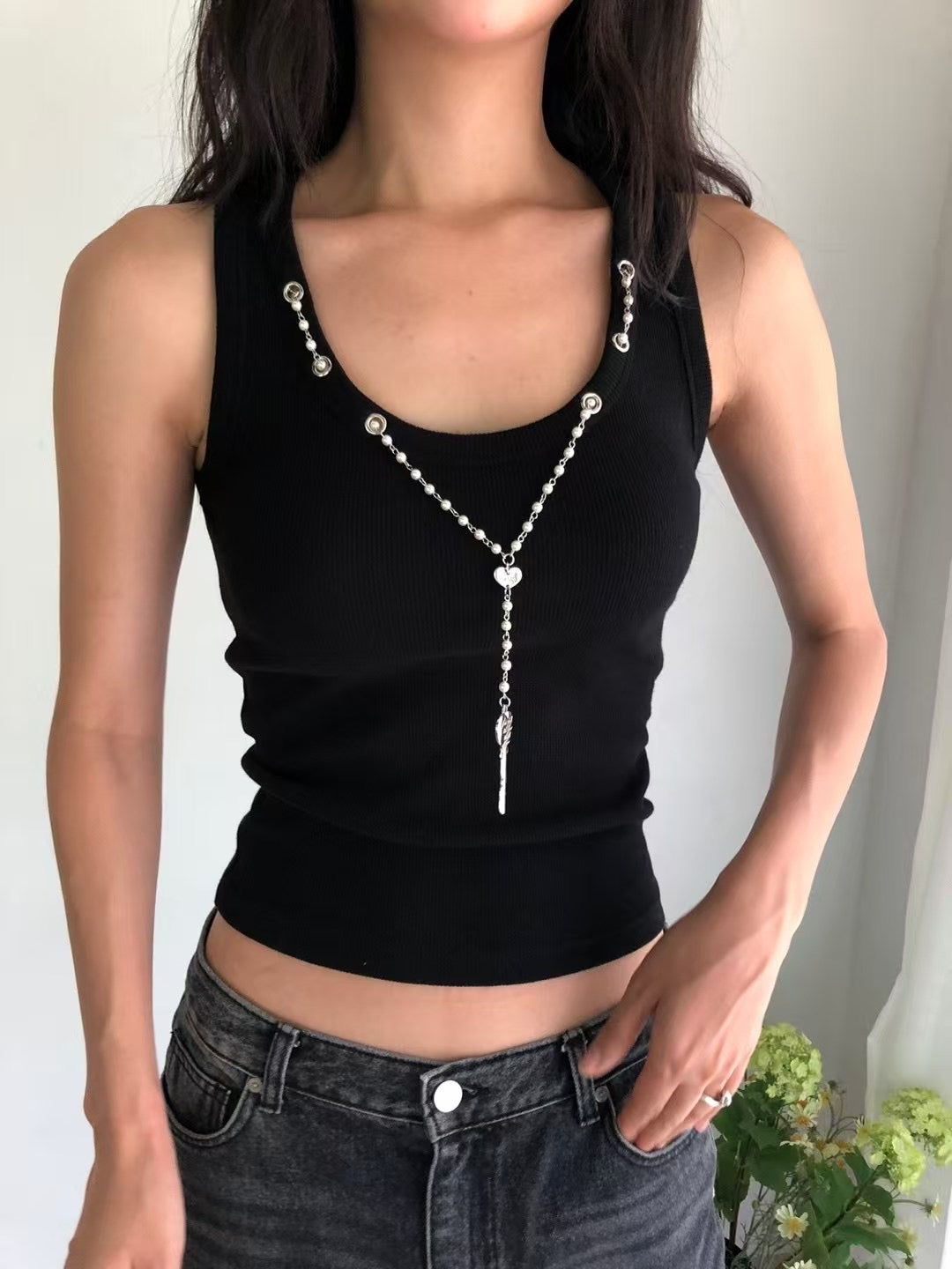 Necklace Tank  Top