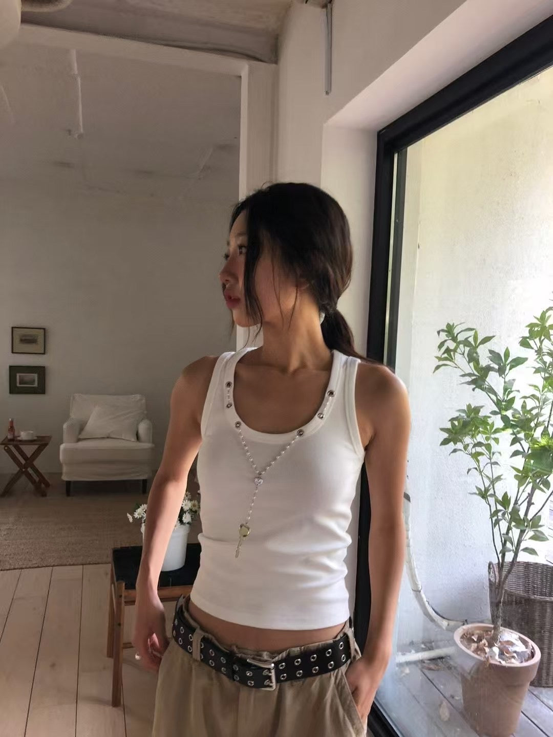 Necklace Tank  Top