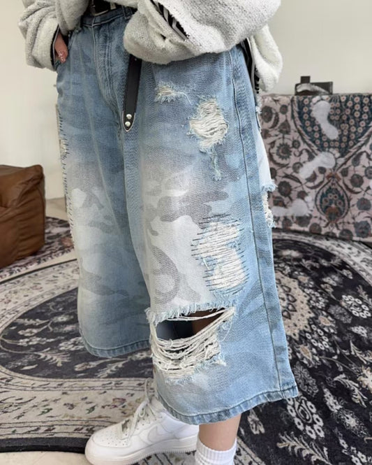 Dye Camo Jorts