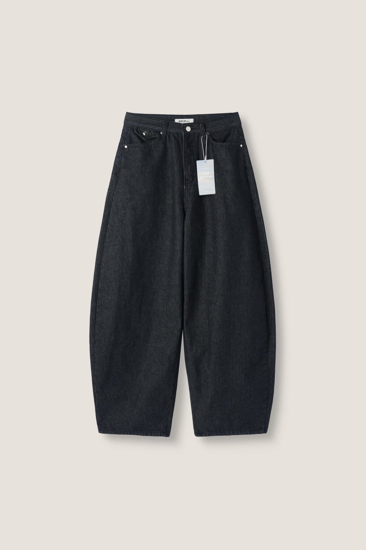 FW26 Strip Denim Jeans