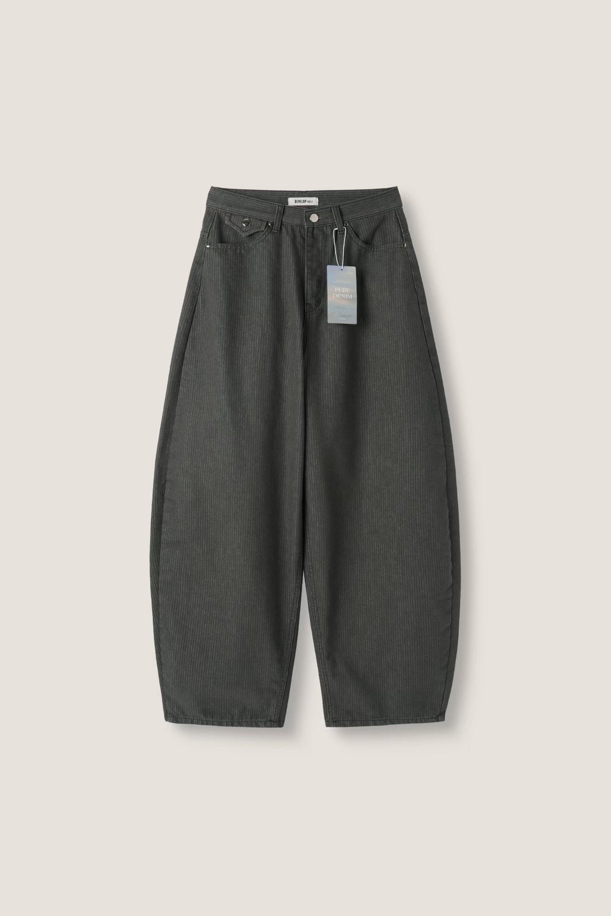 FW26 Strip Denim Jeans