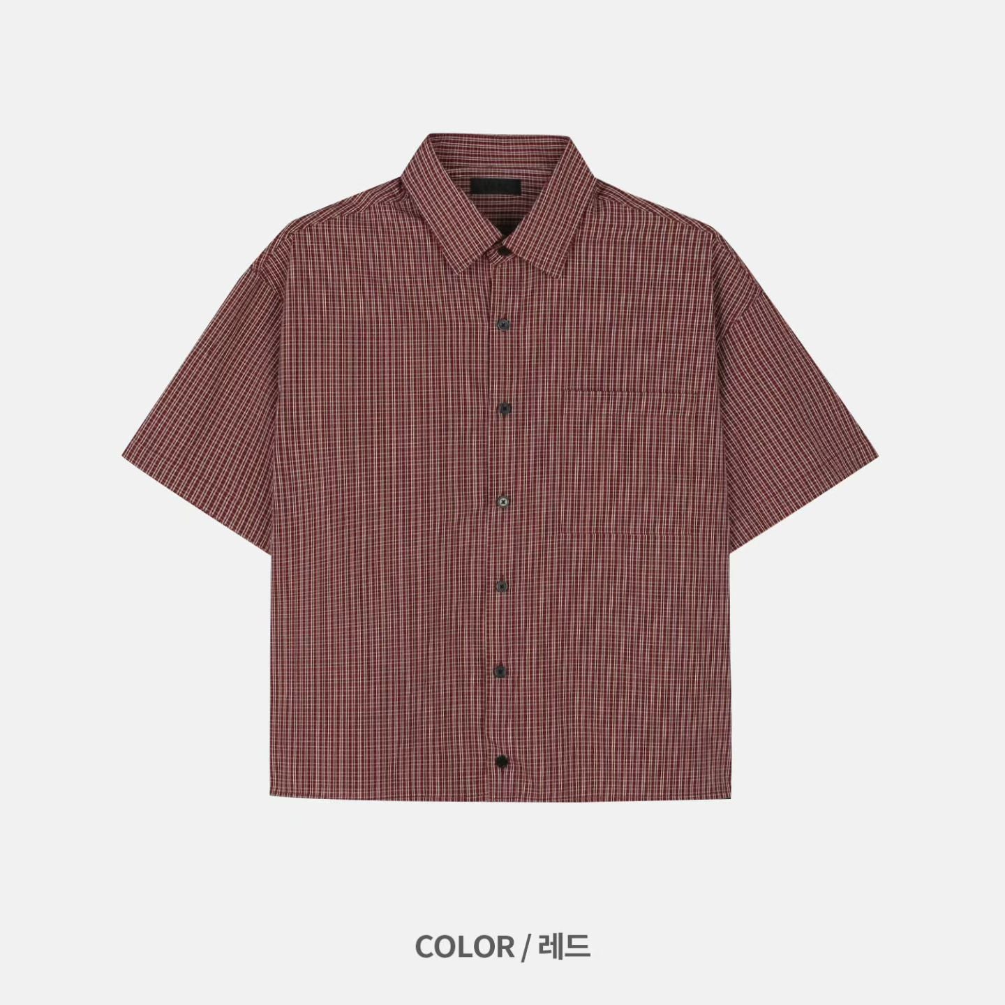 SS 26 Boxy Check Shirt