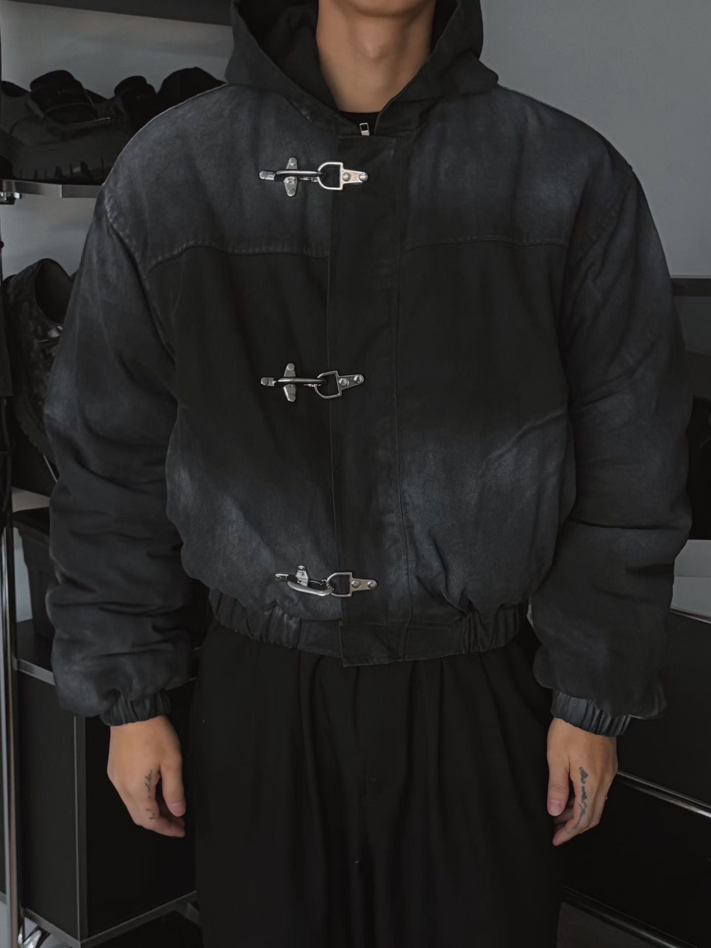 Fireman Hook Bomber Jacket