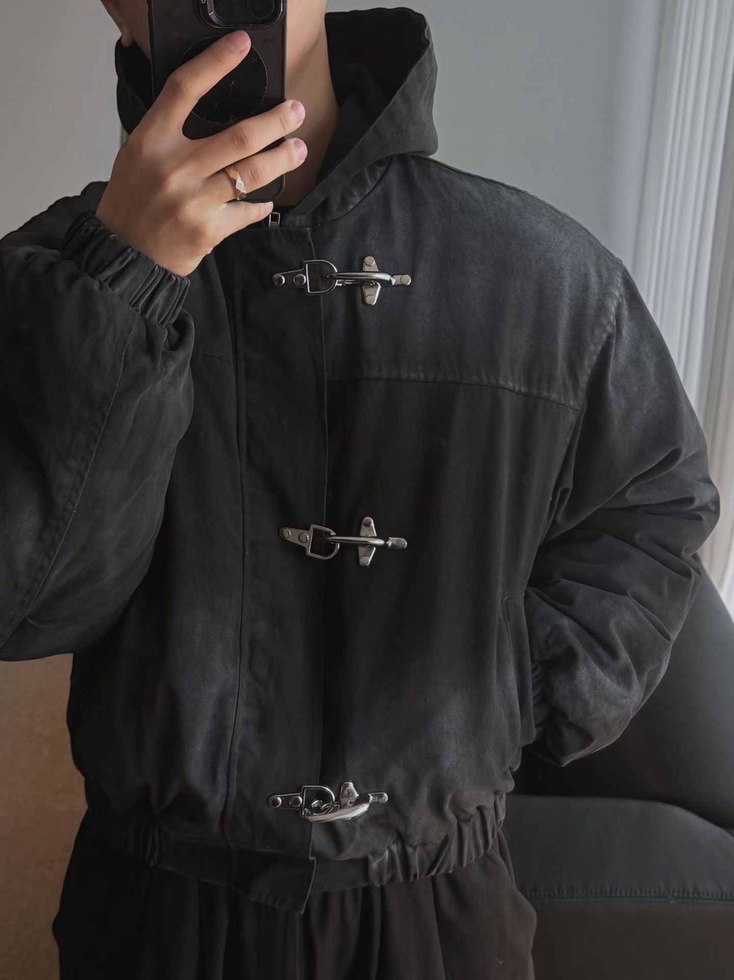 Fireman Hook Bomber Jacket