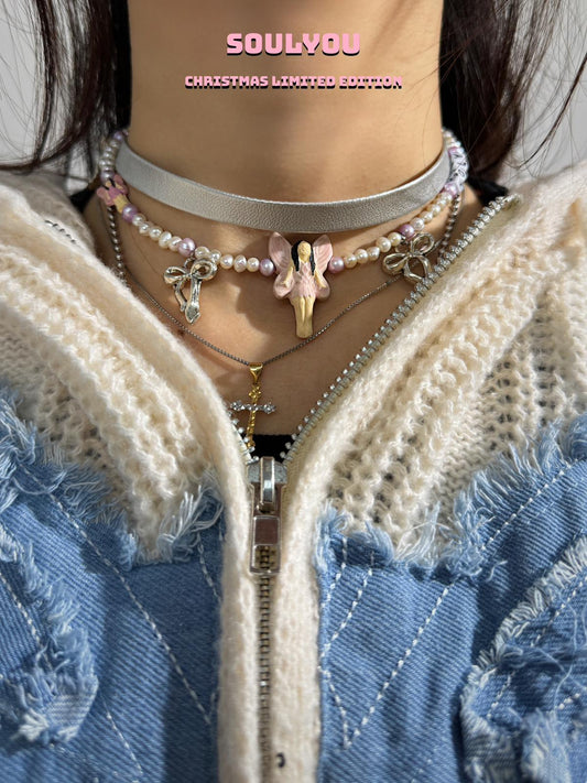 SOULYOU /  Necklace Christmas Limited Edition “ Halo Angel “
